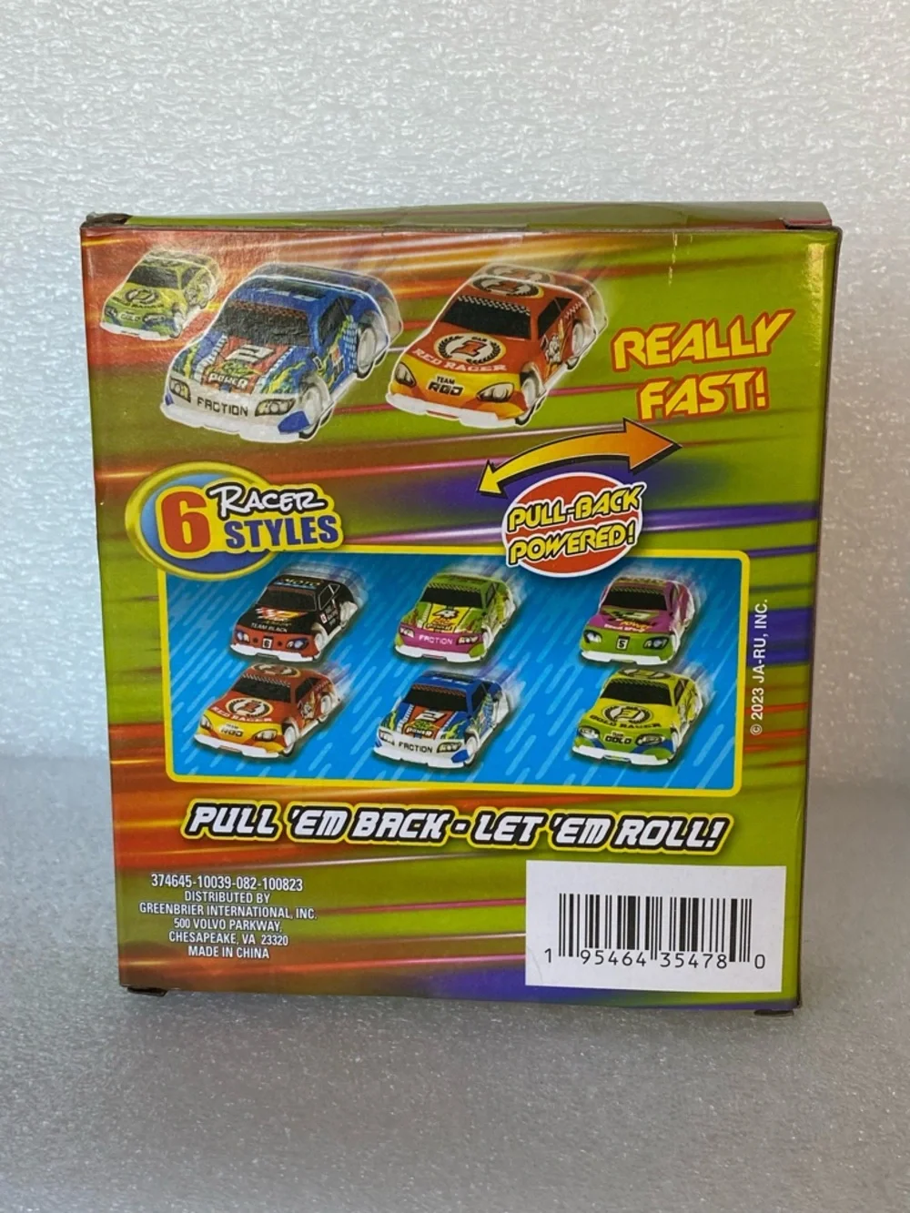 Speed Shotz Pull Back Powered Track Racer Cars 6 Cars Extreme Speed New Package